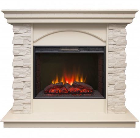Каминокомплект RealFlame Elford STD/EUG/25'5/HL WT с очагом Sparta 25,5 LED