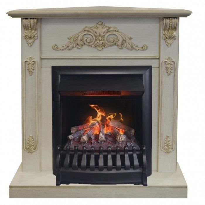Каминокомплект RealFlame Anita corner STD/EUG WTG с очагом 3D Oregan