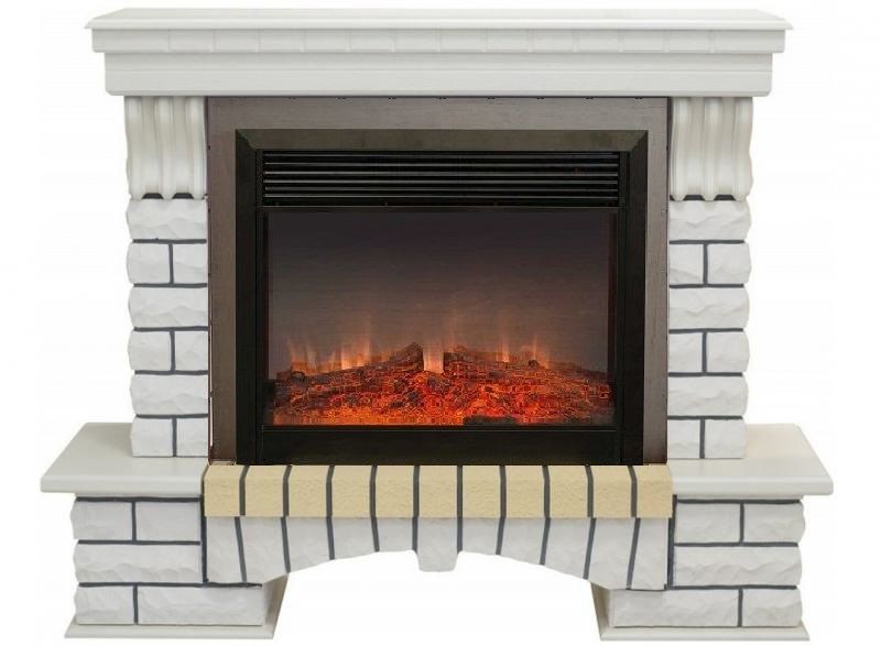 Каминокомплект RealFlame Country 26 WT с очагом Moonblaze Deluxe