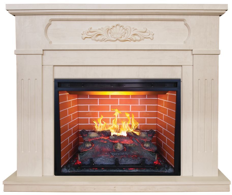 Каминокомплект RealFlame Malta 25,5/26 WT с очагом 3D Leeds 26