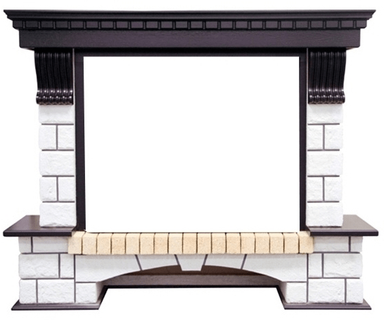 Портал Royal Flame Pierre Luxe (1045х1320х400)