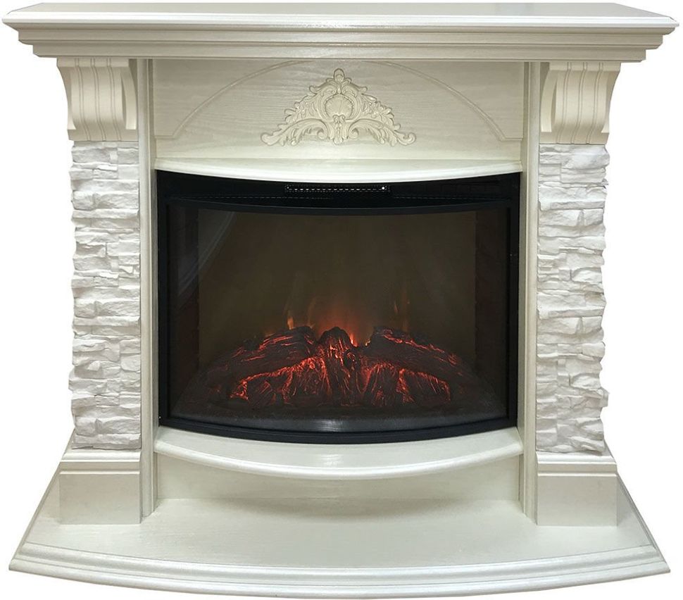 Каминокомплект RealFlame Athena 25/25,5 WT с очагом Sparta 25,5 LED