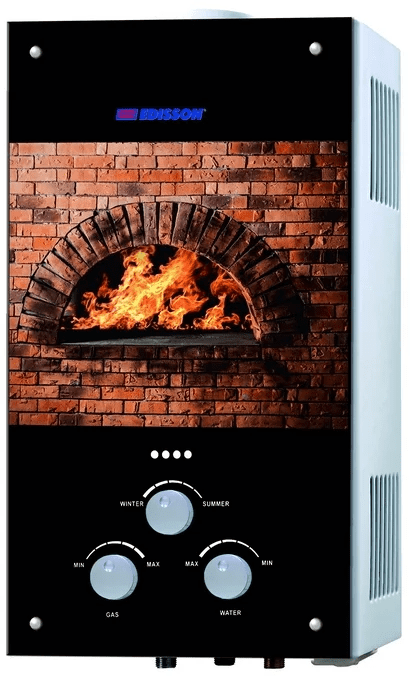 Водонагреватель проточный газовый Edisson S 20 G (Камин)