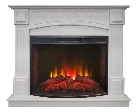 Каминокомплект RealFlame Carolina 25,5 WT с очагом Evrika 25,5 LED