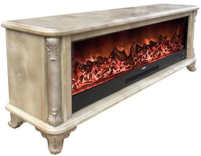 Каминокомплект Glenrich Версаль Premier S 130 Мрамор Крем