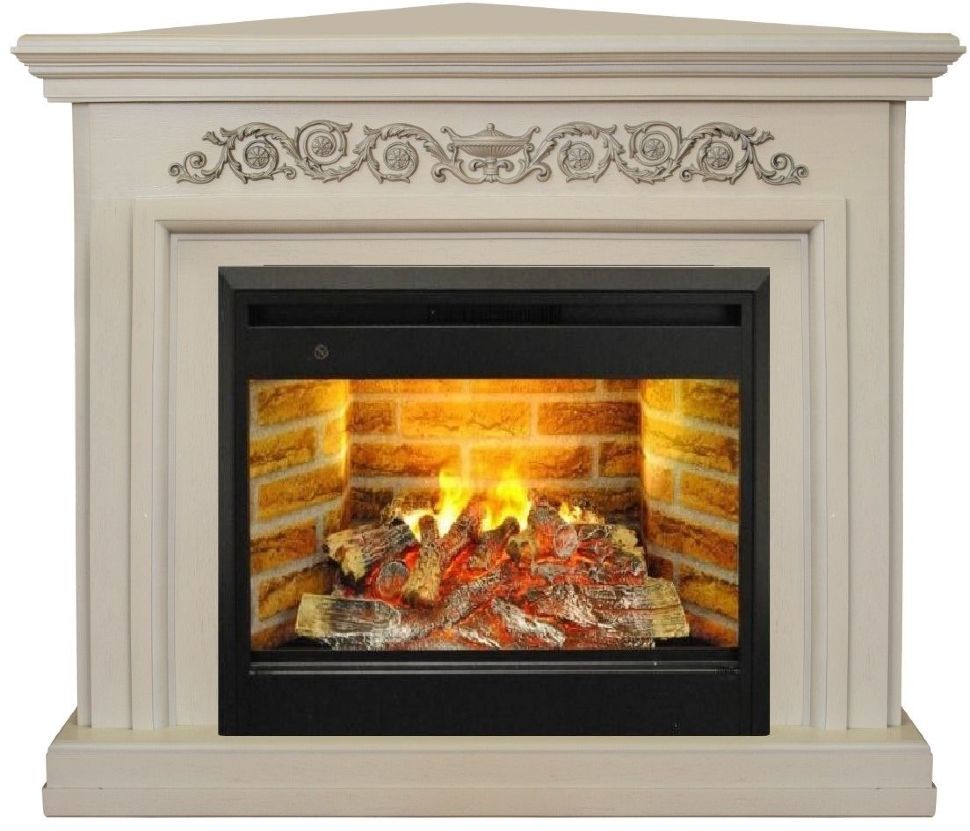 Каминокомплект RealFlame Leticia Corner 26 WT с очагом 3D Prometheus 26