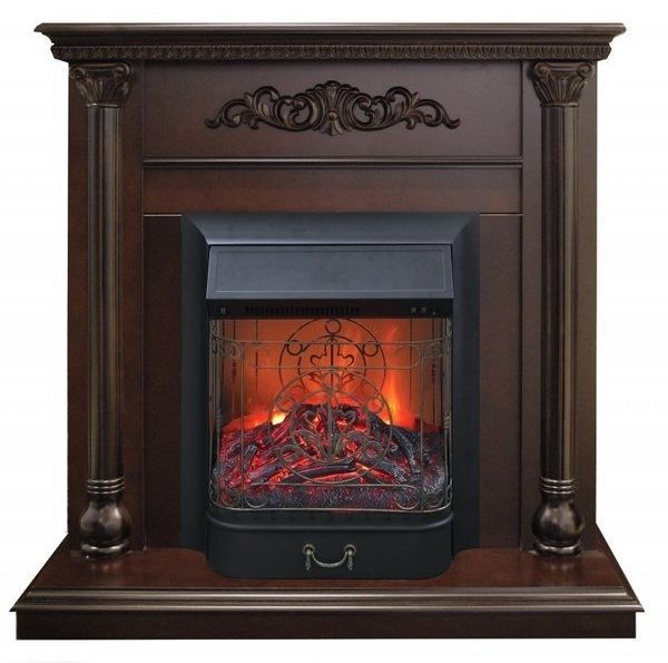 Каминокомплект RealFlame Torino STD/EUG AO с очагом Majestic Lux Black S