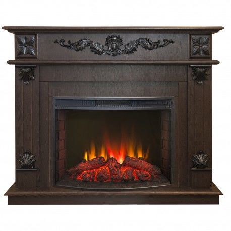 Каминокомплект RealFlame Philadelphia 25,5/26 DN с очагом Evrika 25,5 LED