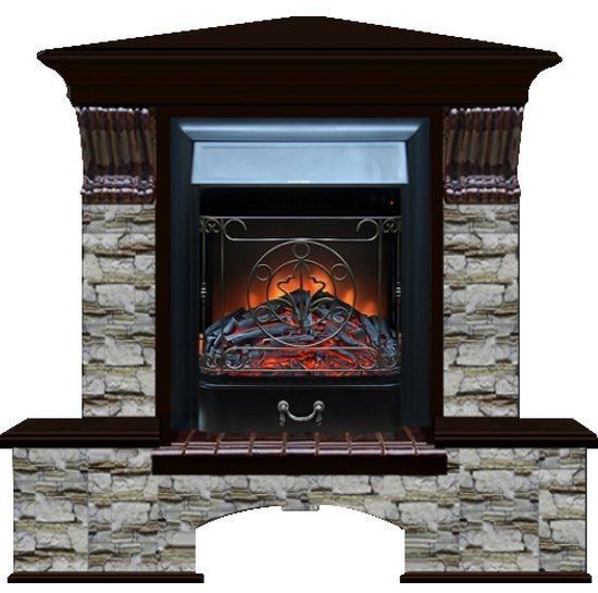 Каминокомплект Glenrich Бостон К угловой (Magestic)