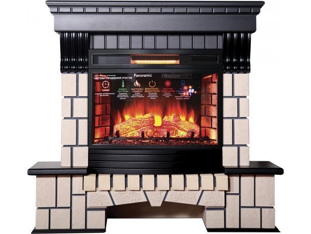 Каминокомплект Interflame Exter под очаг Panoramic 08 25 LED FX