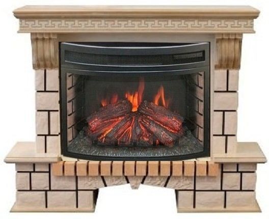 Каминокомплект RealFlame Stone new 25 WTG с очагом Firefield 25 S IR