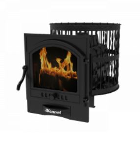 Печь банная Kennet Бастион 22 сетка ковка панорама 505