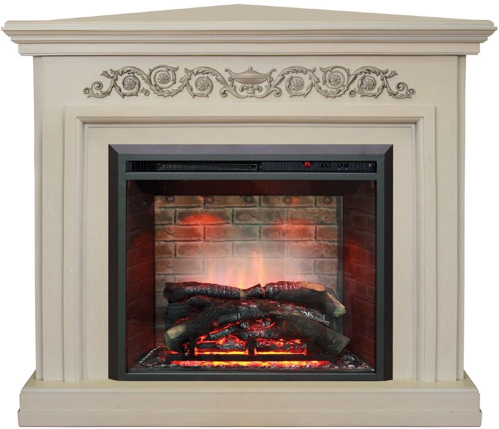 Каминокомплект RealFlame Leticia Corner с очагом 3D Leeds 26