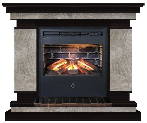 Каминокомплект Glenrich Лорд Samba 3D Марсель