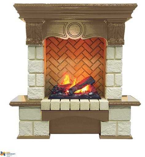 Электрический камин Dimplex Pierre Luxe + очаг Cassete 400