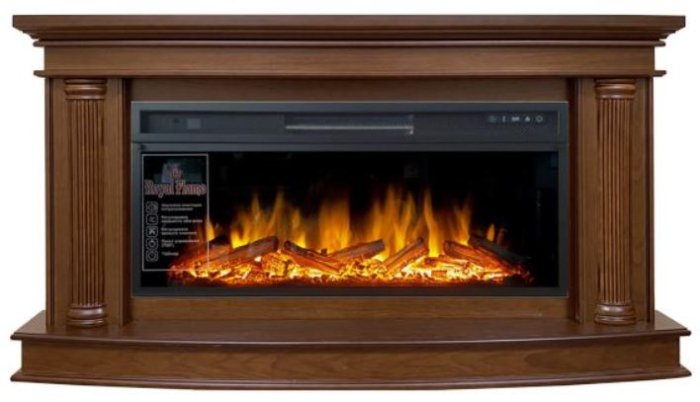 Электрокамин Rome 42 с очагом Vision 42 LED/Vision 42 LOG LED