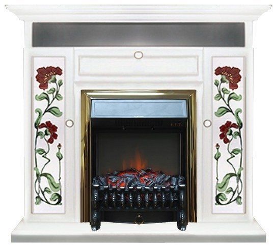 Каминокомплект Glenrich Бар Элиза Fobos brass