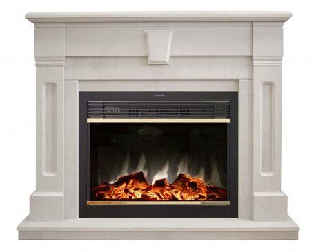 Каминокомплект RealFlame Kellie 25,5/26 с очагом MoonBlaze LUX Brass