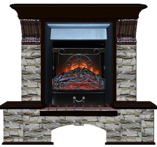 Каминокомплект Glenrich Бостон К Алтай (Magestic)
