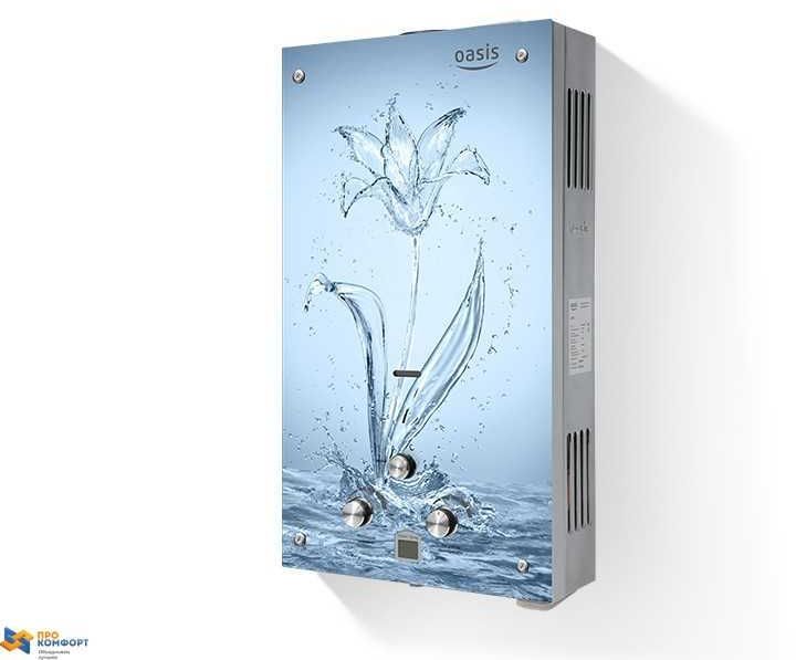 Водонагреватель проточный газовый Oasis Glass 20SG