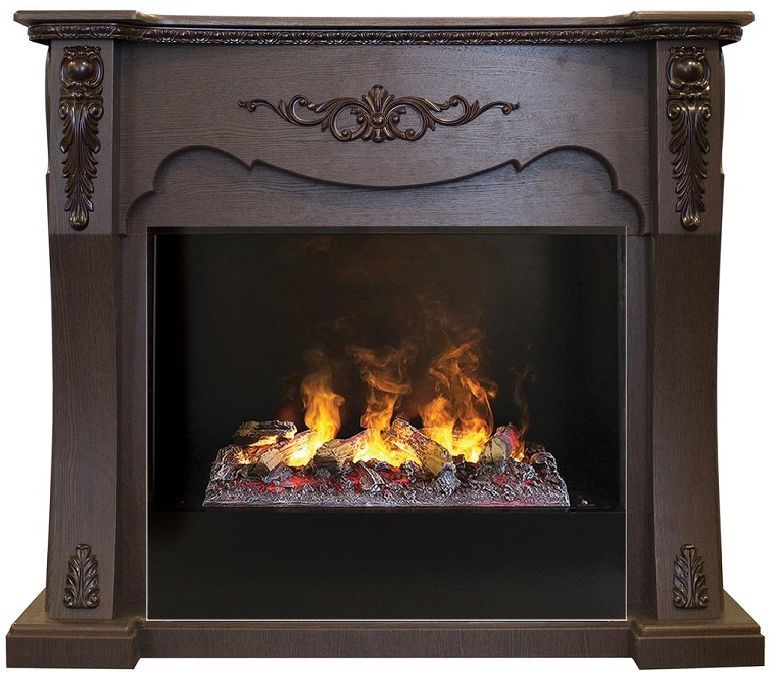 Каминокомплект RealFlame Olivia 25,5/26 DN 3D Cassette 630 + Black вставка