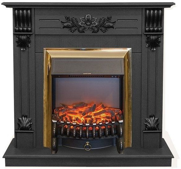 Каминокомплект RealFlame Ottawa STD/EUG DN с очагом Fobos Lux Brass S