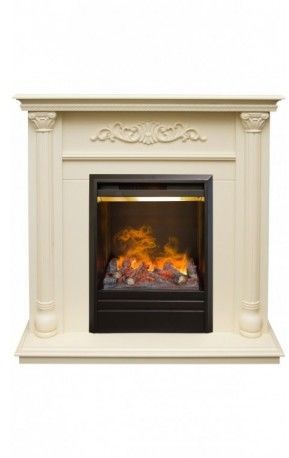 Каминокомплект RealFlame Torino STD/EUG WT с очагом 3D Olympic