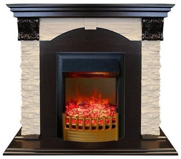 Каминокомплект RealFlame Dublin LUX  STD/EUG DN с очагом Rimini