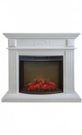 Каминокомплект RealFlame Leda 25,5 WT с очагом Evrika 25,5 LED