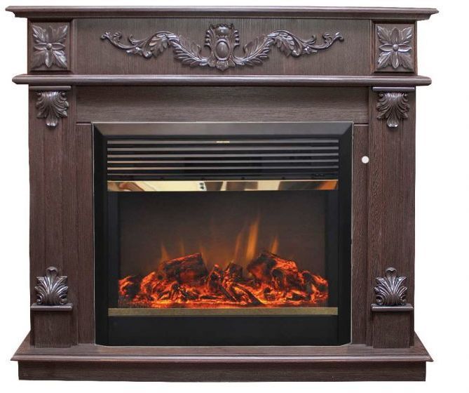 Каминокомплект RealFlame Philadelphia 25,5/26 DN с очагом MoonBlaze LUX Brass