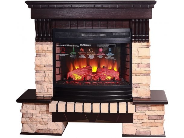 Каминокомплект Interflame Exter Alpina под очаг Panoramic 06 25 LED FX QZ