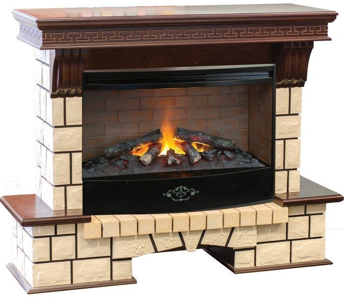 Каминокомплект RealFlame Stone new 33 AO (DN) 3D Firestar 33