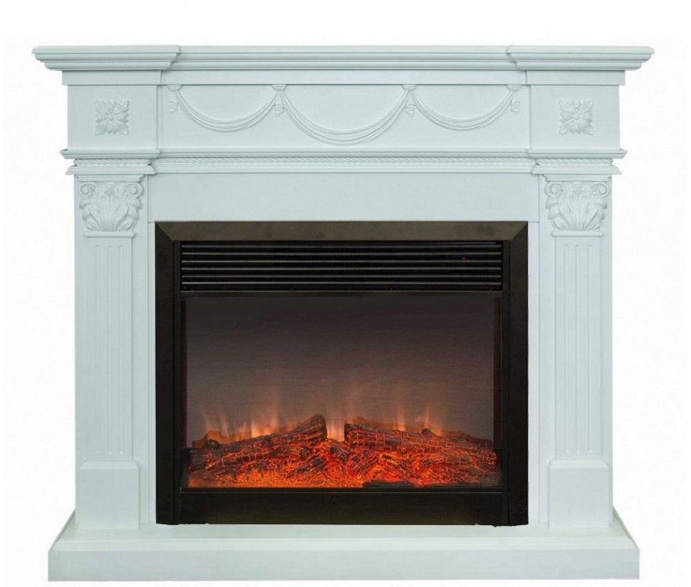 Каминокомплект RealFlame Casablanca 25,5/26 WT с очагом Moonblaze Deluxe