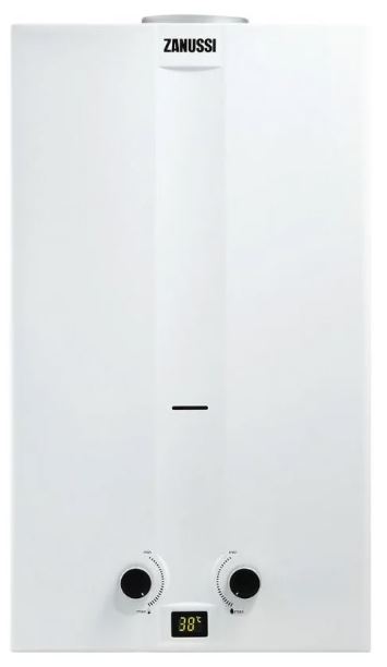 Газовый проточный водонагреватель Zanussi GWH 10 Fonte Glass Fregio