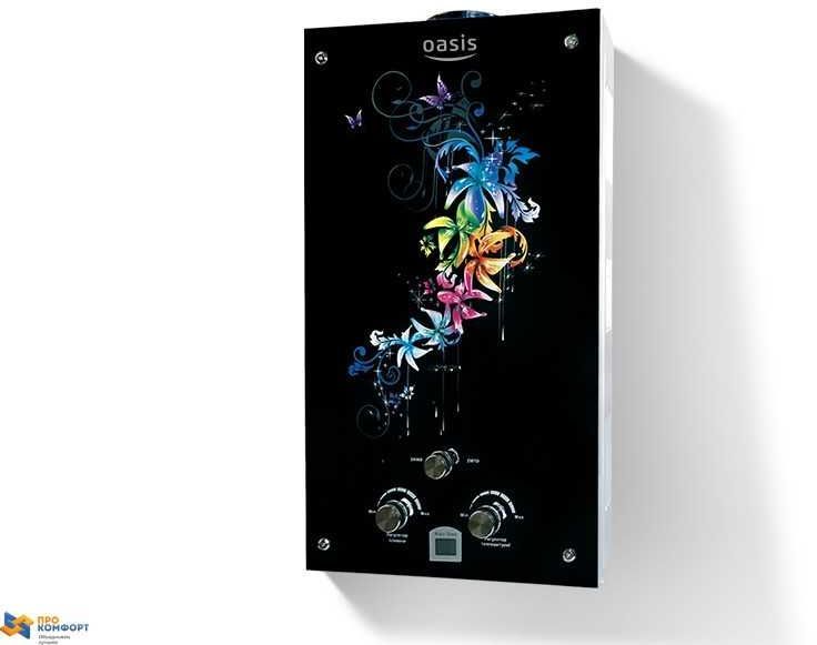 Водонагреватель проточный газовый Oasis Glass 20RG