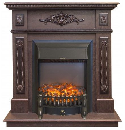 Каминокомплект RealFlame Lilian STD/EUG DN с очагом Fobos Lux Black S