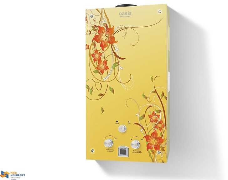 Водонагреватель проточный газовый Oasis Glass 20BG