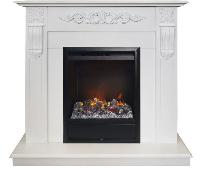 Каминокомплект RealFlame Dominica STD/EUG WT с очагом 3D Olympic