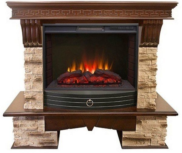 Каминокомплект RealFlame Rockland 25/25,5 с очагом Sparta 25,5 LED