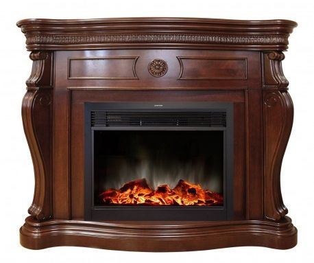 Каминокомплект RealFlame Barcelona 26/33 АО с очагом MoonBlaze LUX Black