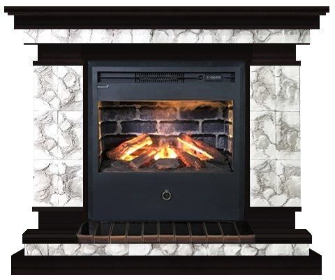 Каминокомплект Glenrich Лорд Samba 3D Карелия