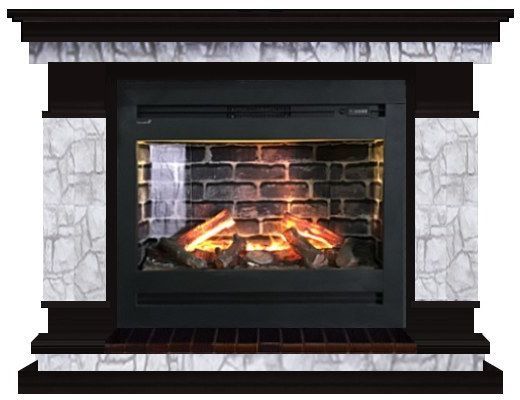 Каминокомплект Glenrich Лорд Rumba 3D Старый город