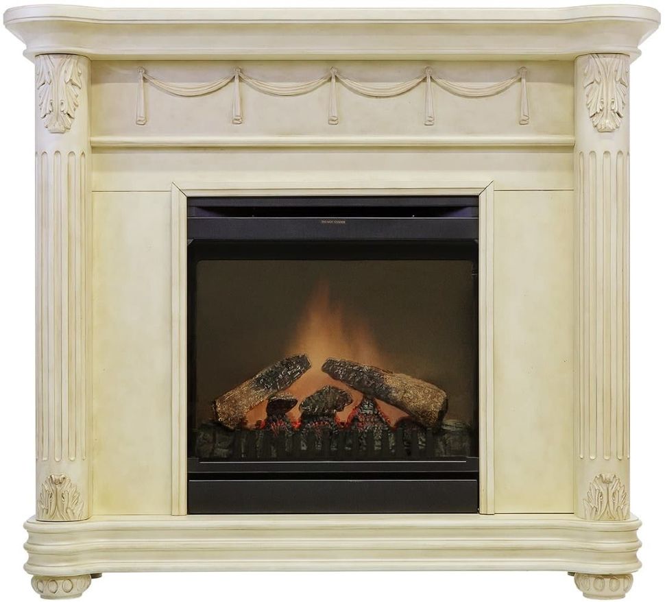 Электрический камин Dimplex Портал Rome с очагом Gannon (белый)