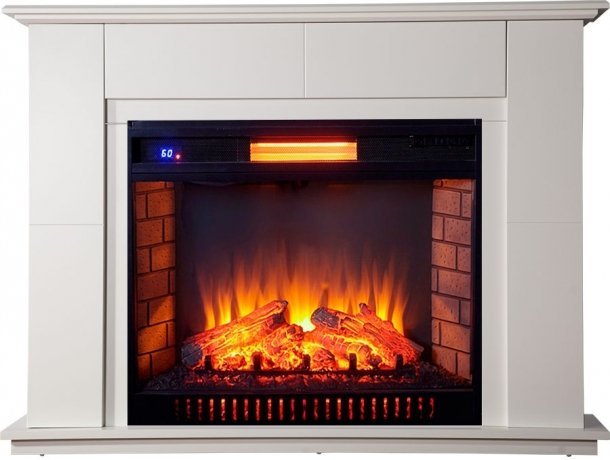 Каминокомплект Interflame Blanc под очаг Antares 31 LED FX QZ