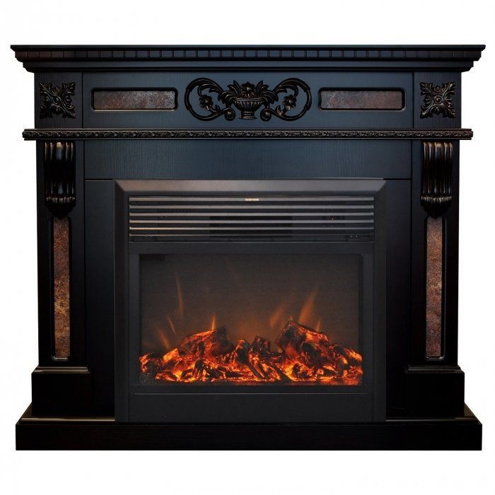 Каминокомплект RealFlame Corsica 26 AO с очагом MoonBlaze LUX Black