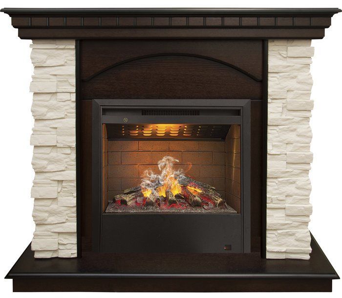 Каминокомплект RealFlame Elford HL AO с очагом 3D Helios