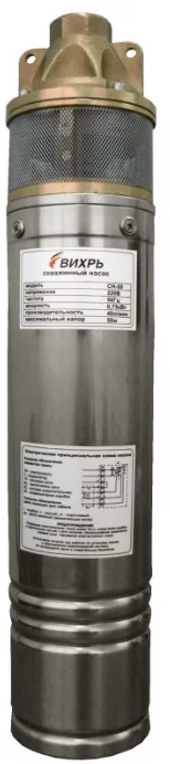 Погружной скважинный насос Вихрь СН-50Н