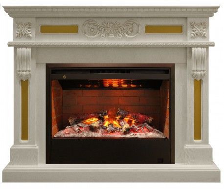 Каминокомплект RealFlame Corsica 26 WT с очагом 3D Helios 26