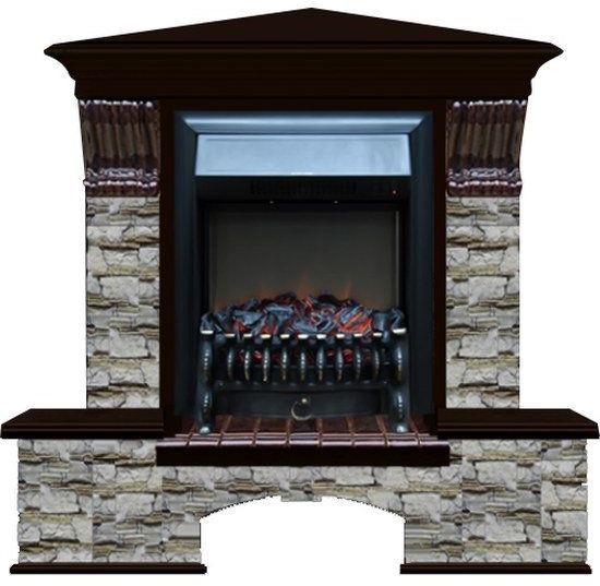 Каминокомплект Glenrich Бостон К угловой (Fobos)