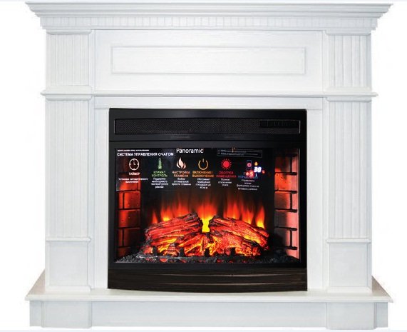 Каминокомплект Interflame Rome под очаг Panoramic 06 25 LED FX
